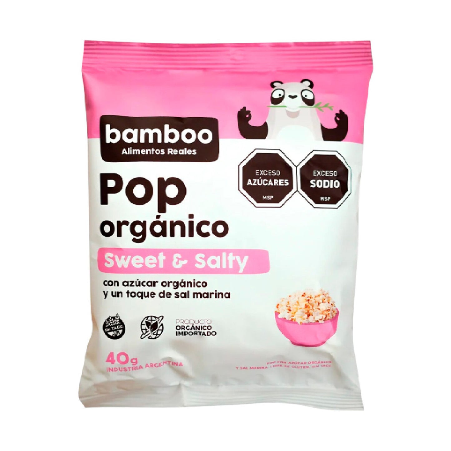 Pop Orgánico Bamboo Sweet & Salty Sin Tacc 40 G