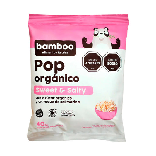 Pop Orgánico Bamboo Sweet & Salty Sin Tacc 40 G
