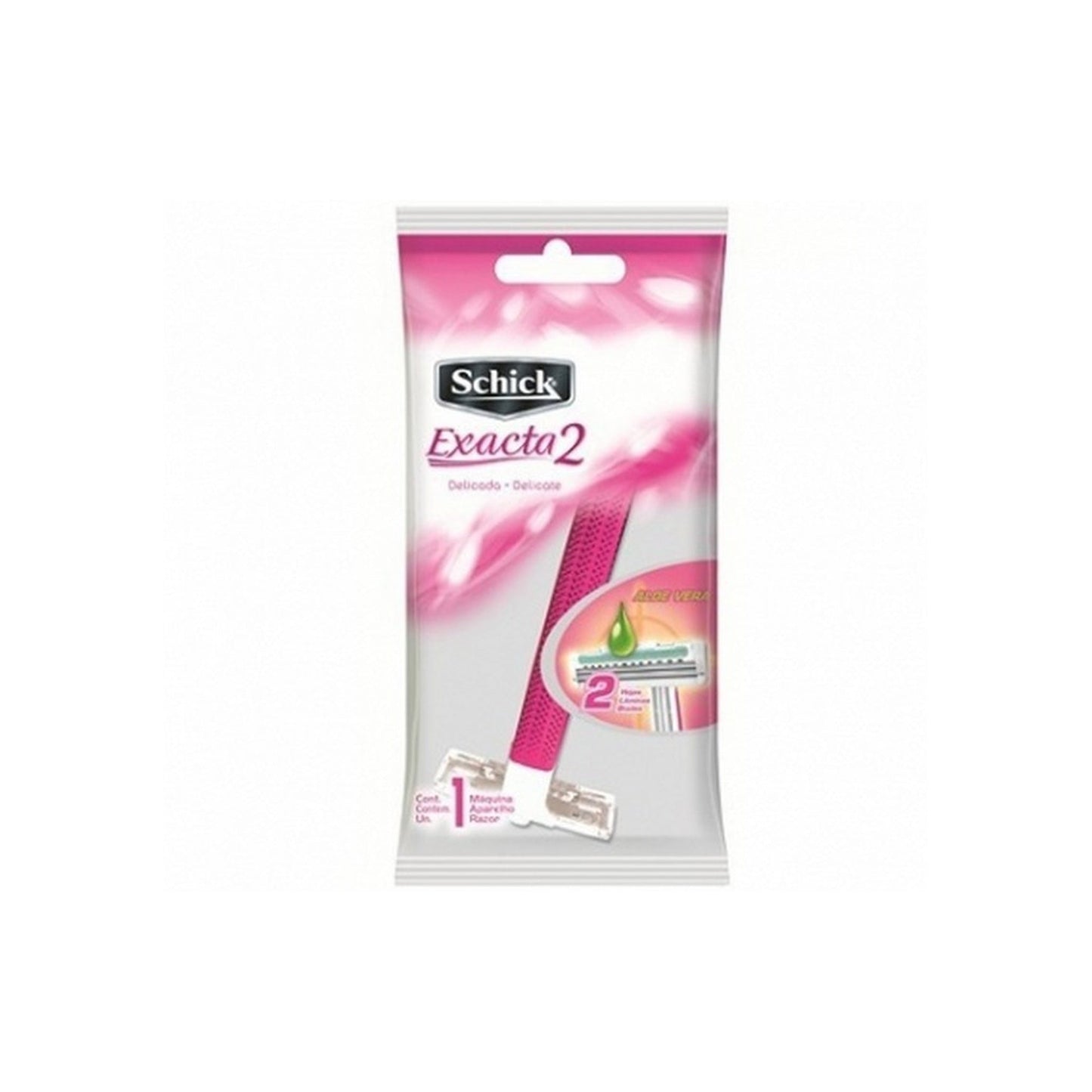 Afeitadora Schick Exacta II Piel Delicada 12 Unidades