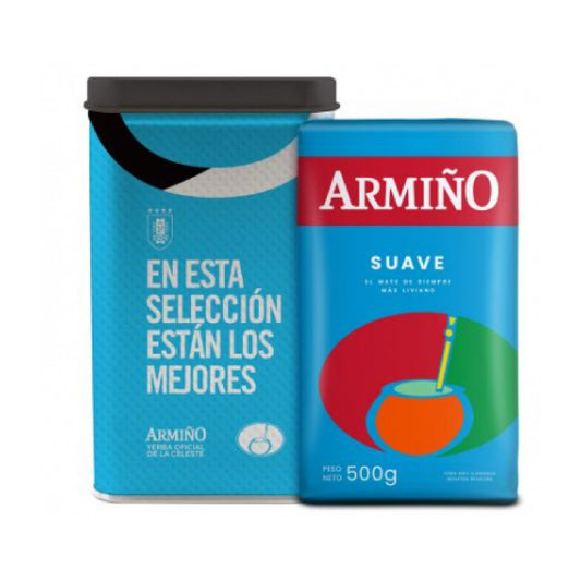 Yerbera Armiño + Yerba Armiño Suave 500 G