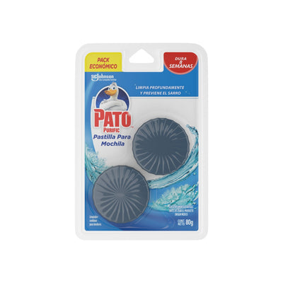Pastilla Para Mochila Pato Fresh Pack 2 Unidades 80 G