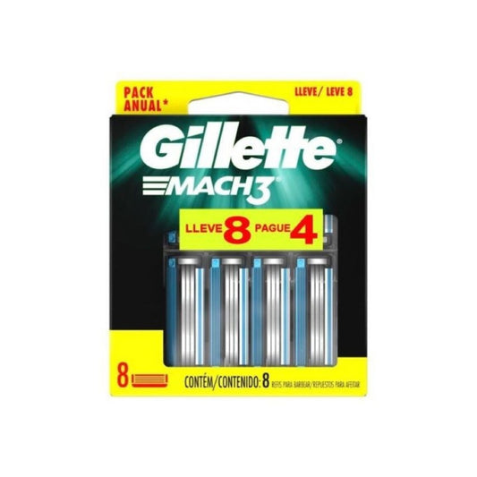 Repuesto Gillette Mach 3 De 6 Unidades