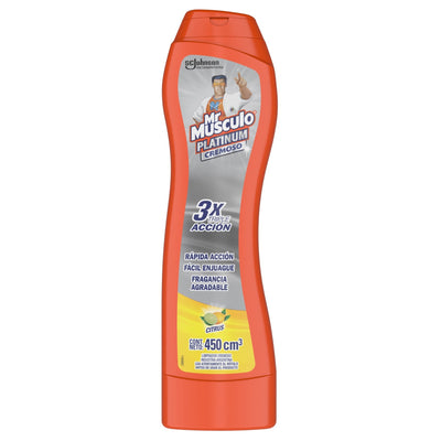 Limpiador Mr. Músculo Crema Citrus 450 Cc