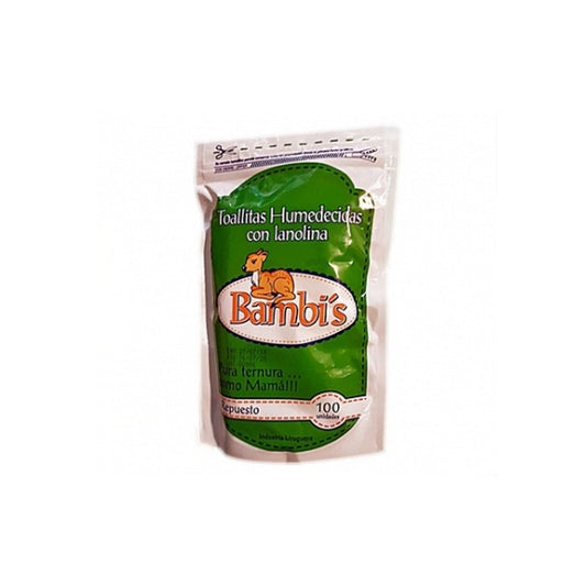 Toallitas Humedas Bambi's 100 Unidades