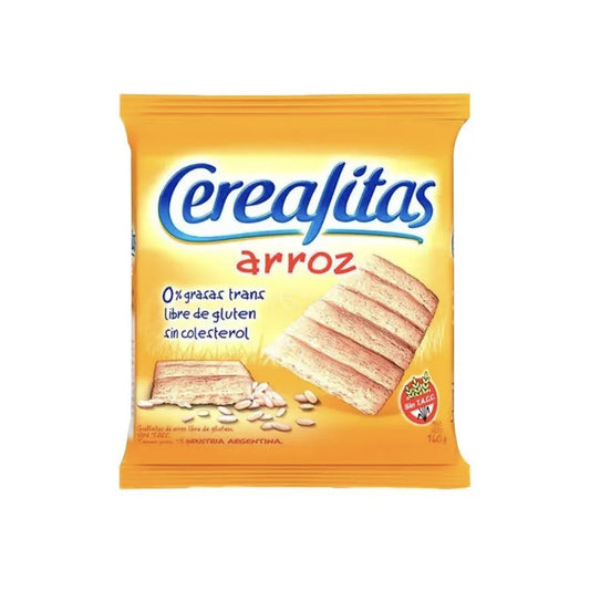 Galletitas Saladas Cerealitas Arroz De 160 G