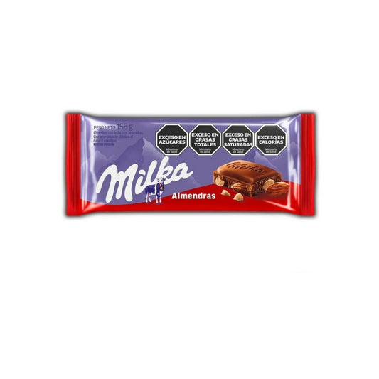 Chocolate Milka Tableta 155 G Almendras