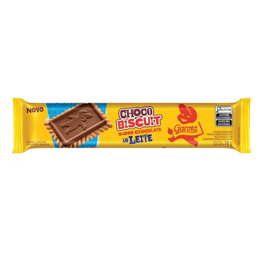 Choco Biscuit Garoto Ao Leite 78 G
