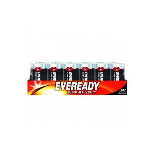Pilas Eveready D 12 Unidades