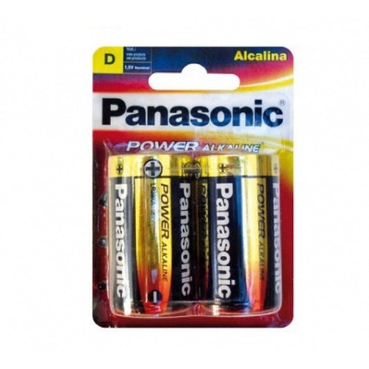 Pilas Panasonic Alcalina D 2 Unidades