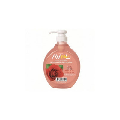 Jabón De Manos Líquido Aval Pétalos De Rosa 400 Ml