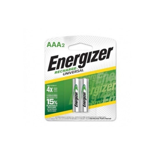 Pilas Recargables Energizer AAA 2 Unidades