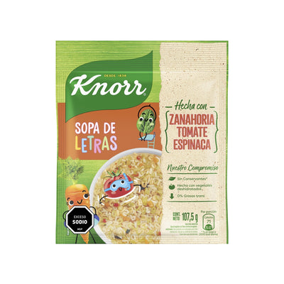 Sopa Casera Knorr Con Fideos Letras