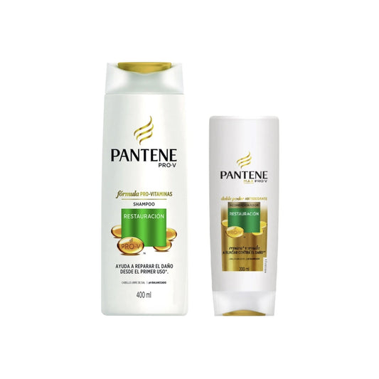 Shampoo Pantene Bambú 400 Cc + Acondicionador 200 De Regalo