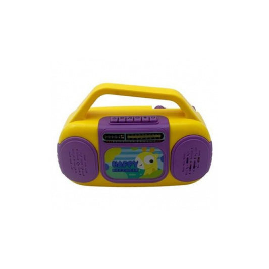 Radio Infantil Con Luz Sonido Grabadora 3 Pilas AA Didactico