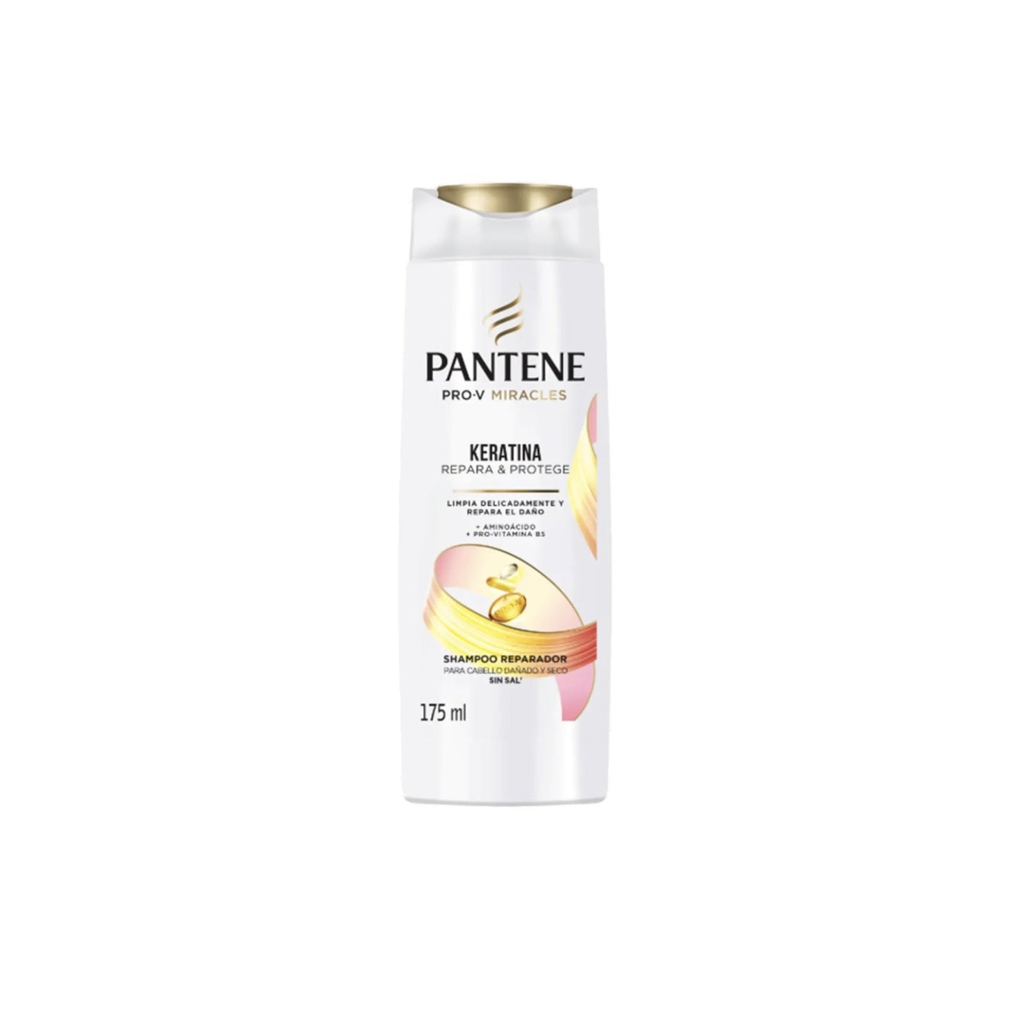 Shampoo Pantene Keratina Sin Sal 175 Ml
