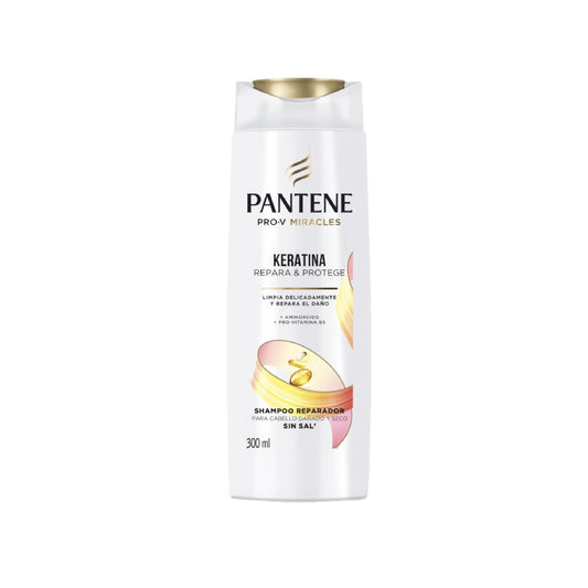 Shampoo Pantene Keratina Sin Sal 300 Ml