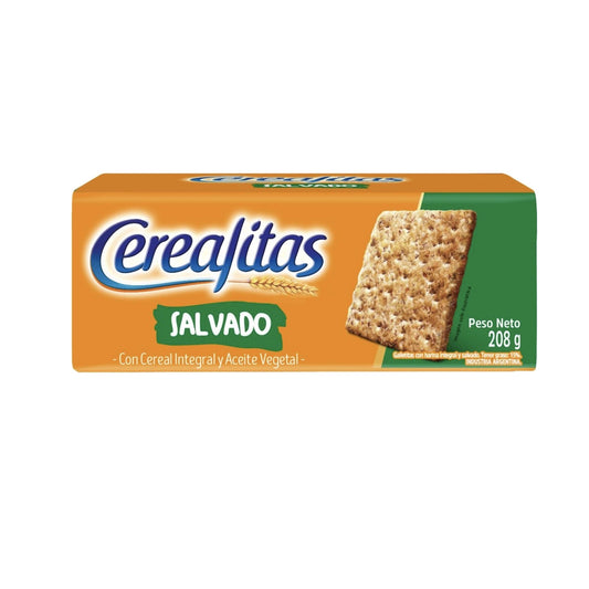 Galletitas Saladas Cerealitas Salvado 208 G