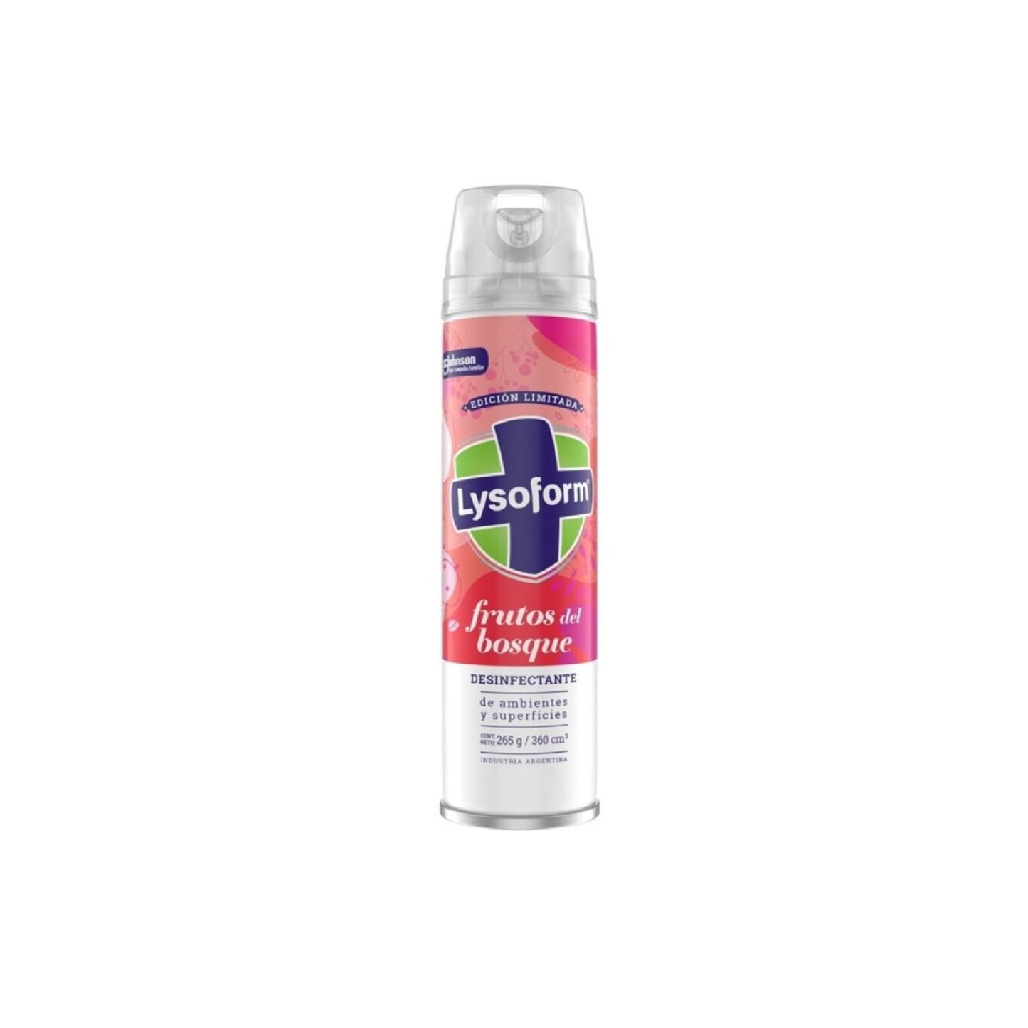 Desinfectante Lysoform Aerosol Frutos Del Bosque 360 Cc