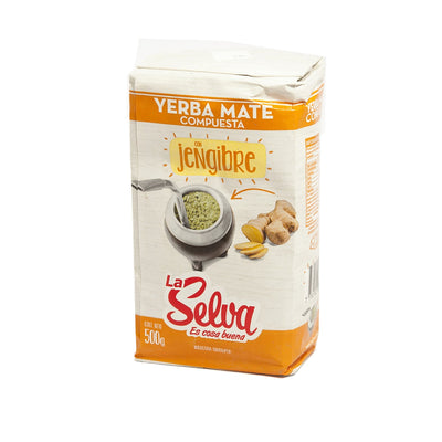 Yerba Mate Compuesta Con Jengibre La Selva 500 G