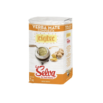 Yerba Mate Compuesta Con Jengibre La Selva 1 Kg