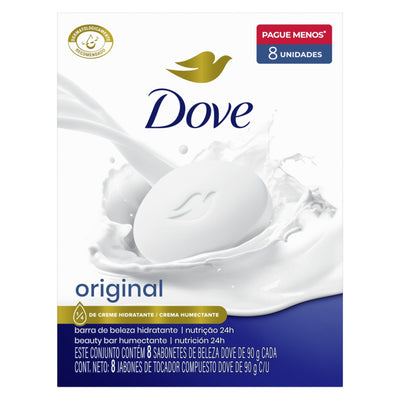 Jabón Dove Original Pack 8 Unidades 90 G Cada Unidad