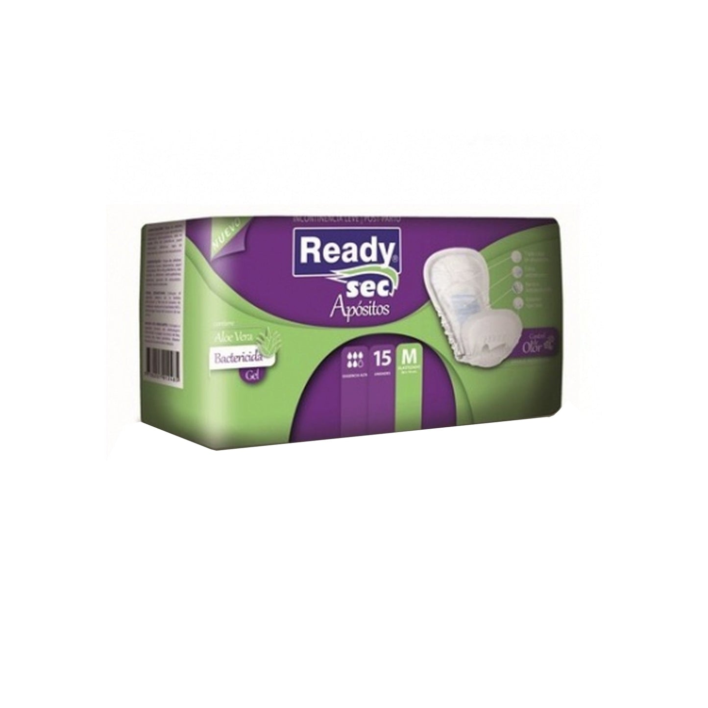 Apositos Readysec Elastizado Con Aloe Mediano 15 Unidades