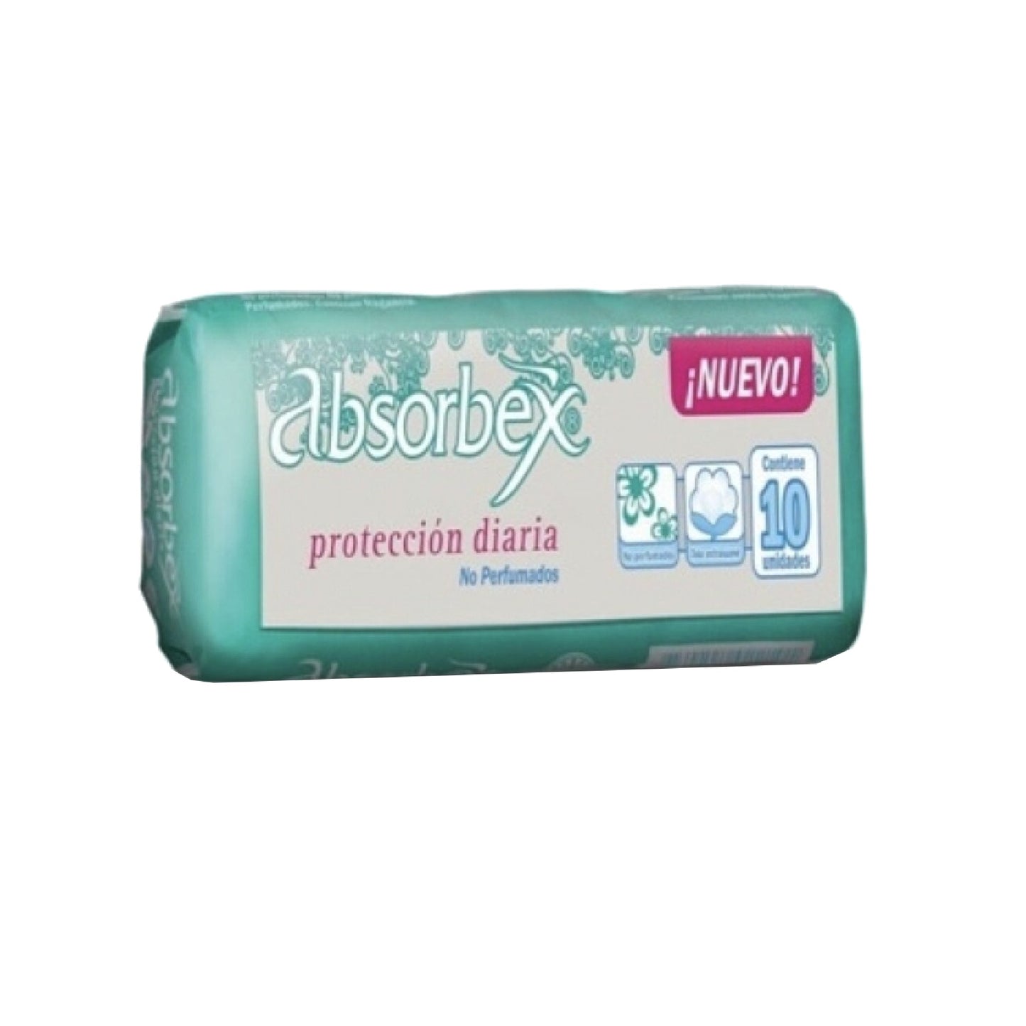 Protector Diario Absorbex Sin Perfume 10 Unidades