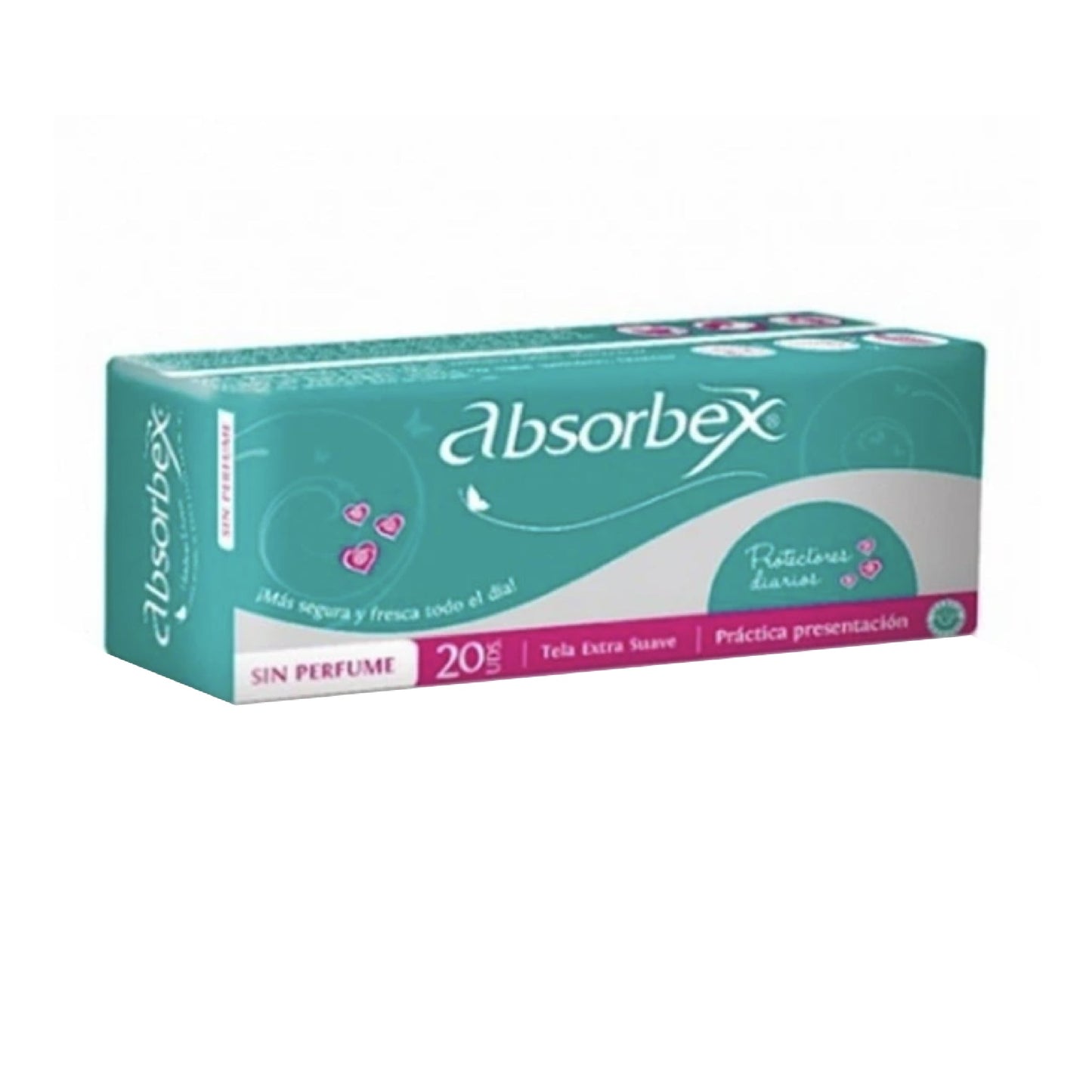 Protector Diario Absorbex 20 Sin Perfume