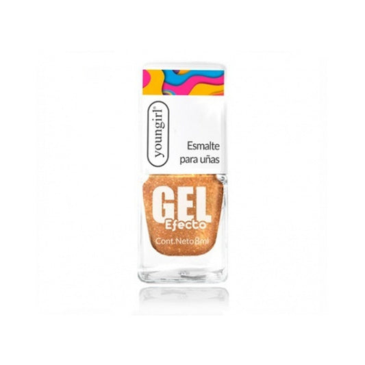Esmalte Efecto Gel Youngirl Mostaza Giltter 24