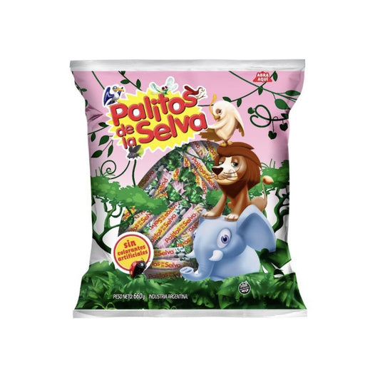 Caramelo Masticable Palitos De La Selva 660 G