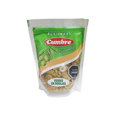 Aceitunas En Rodajas Pizzeras Cumbre 150 G