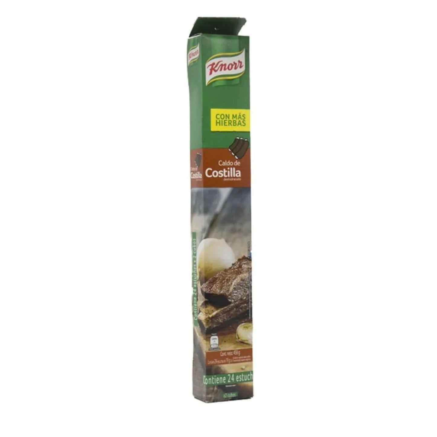 Caldo Knorr Tubo 24 Unidades Sabor Costilla