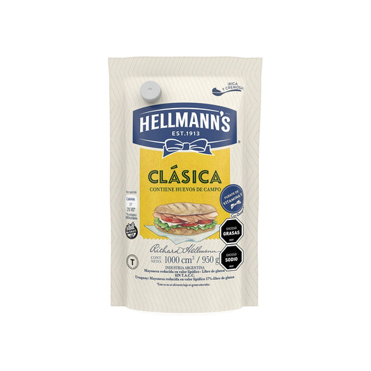 Mayonesa Hellmanns 950 Cc