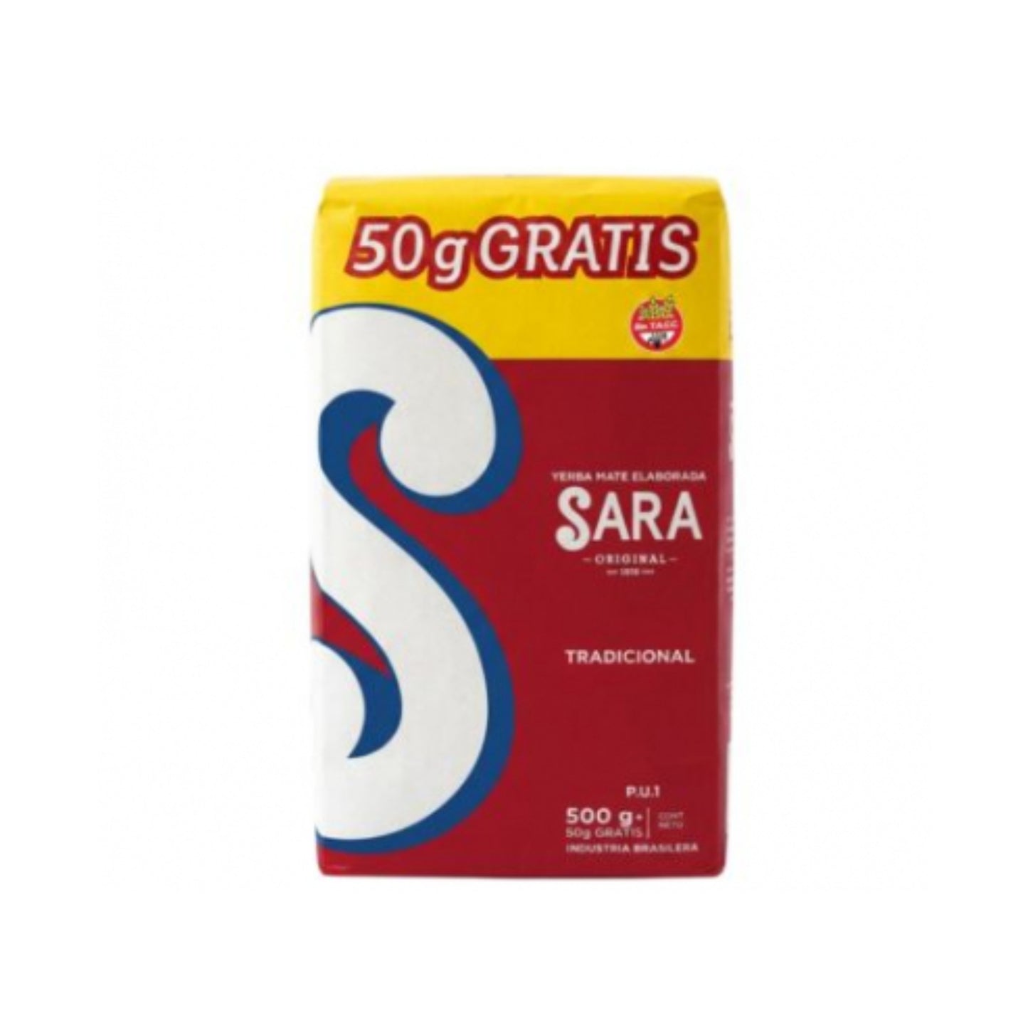 Yerba Sara Original 500 G + 50 G De Regalo