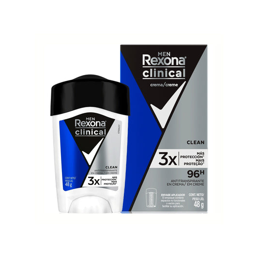 Antitranspirante Rexona Men Clinical Clean Crema 48 G