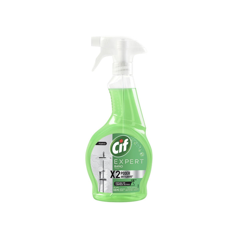 Limpiador Baño Con Rociador Cif Expert 500 Ml