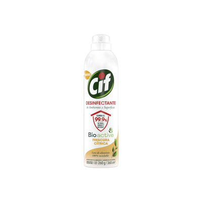 Desinfectante Cif Bioactive Aerosol Cítrica 360 Cc