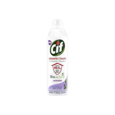 Desinfectante Cif Bioactive Aerosol Lavanda 360 Cc