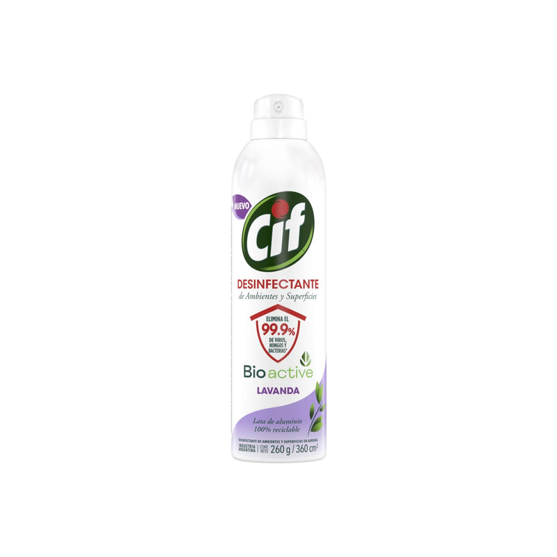 Desinfectante Cif Bioactive Aerosol Lavanda 360 Cc