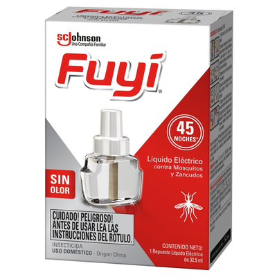 Fuyí Liquido Repuesto Eléctrico 45 Noches