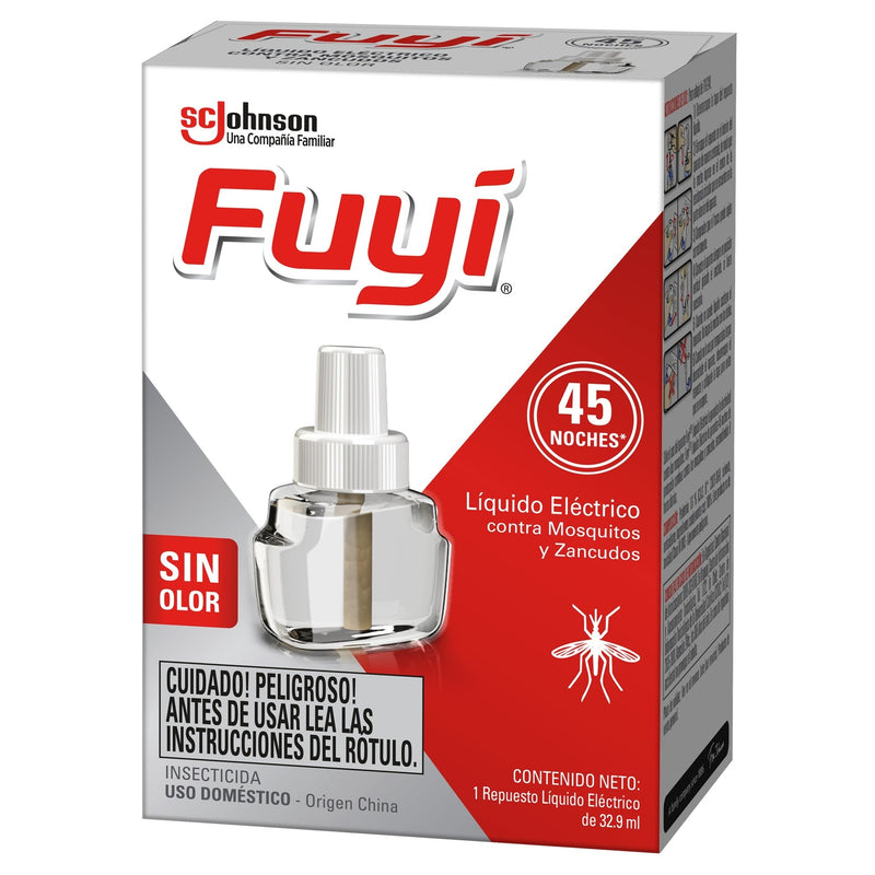 Fuyí Liquido Repuesto Eléctrico 45 Noches