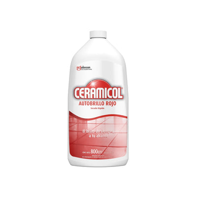 Cera Ceramicol Autobrillo Rojo 800 Cc