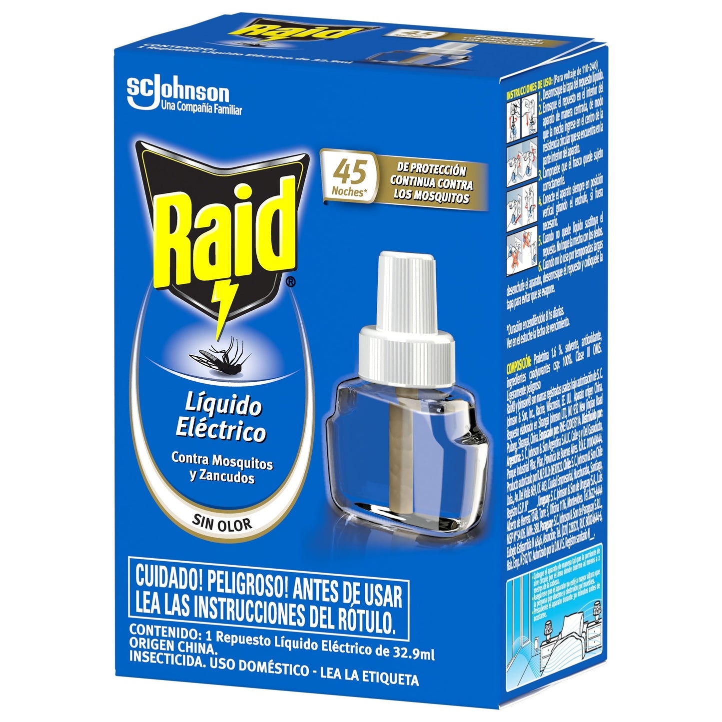 Raid Repuesto Líquido 45 Noches Accion Continua