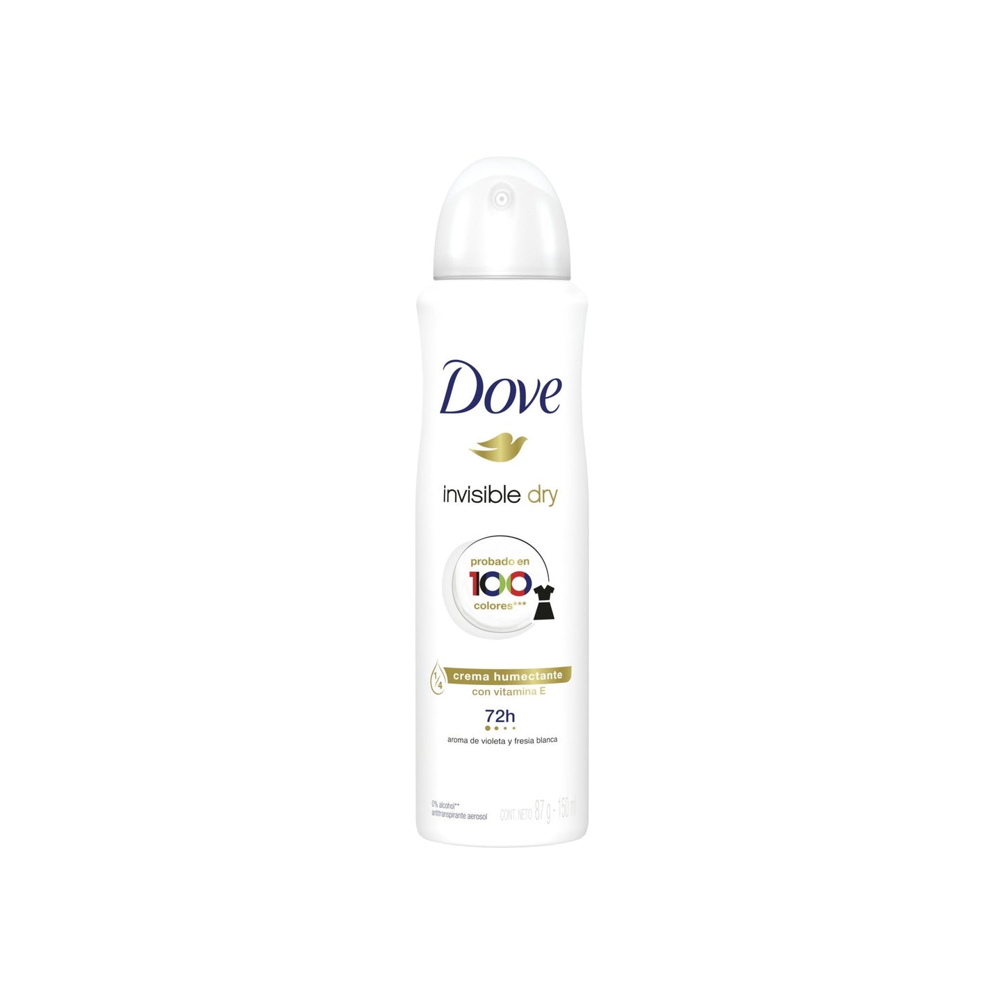 Antitranspirante Dove Invisible Dry Aerosol 150 Ml