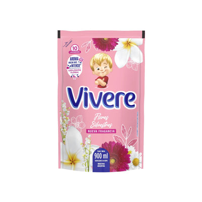 Suavisante De Ropa Vivere Flores Silvestres Repuesto 900 Ml
