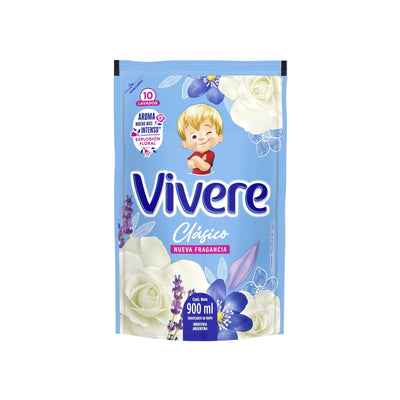 Suavisante De Ropa Vivere Clásico Repuesto 900 Ml