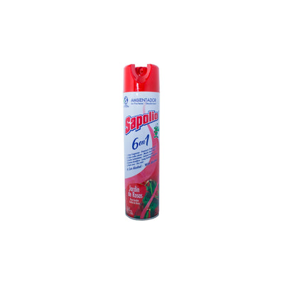 Desodorante De Ambiente Sapolio Jardín De Rosas Aerosol 360 Ml