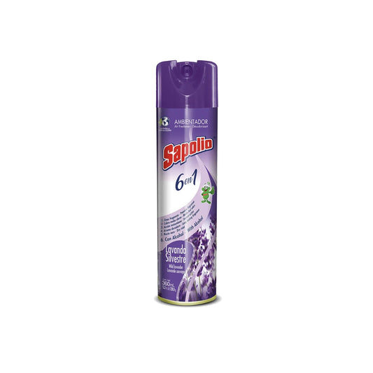 Desodorante De Ambiente Sapolio Lavanda Silvestre Aerosol 360 Ml