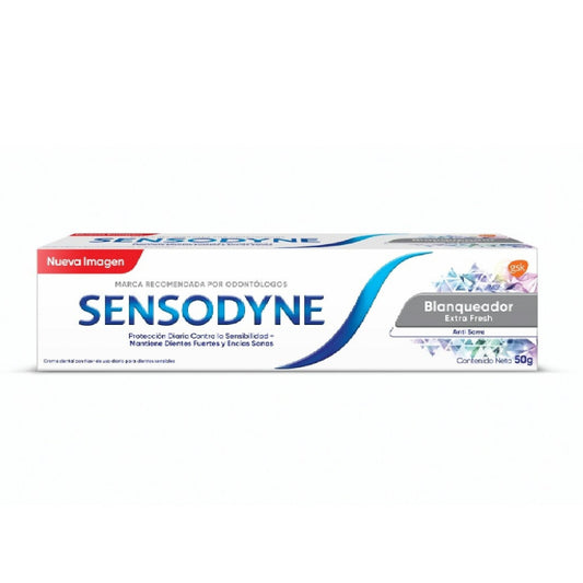 Crema Dental Sensodyne Blanqueador Extra Fresh 50 G