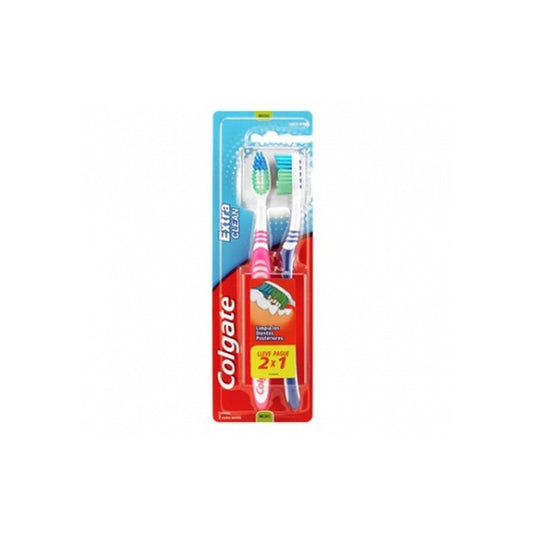 Cepillo Dental Colgate Extra Clean Normal 2X1